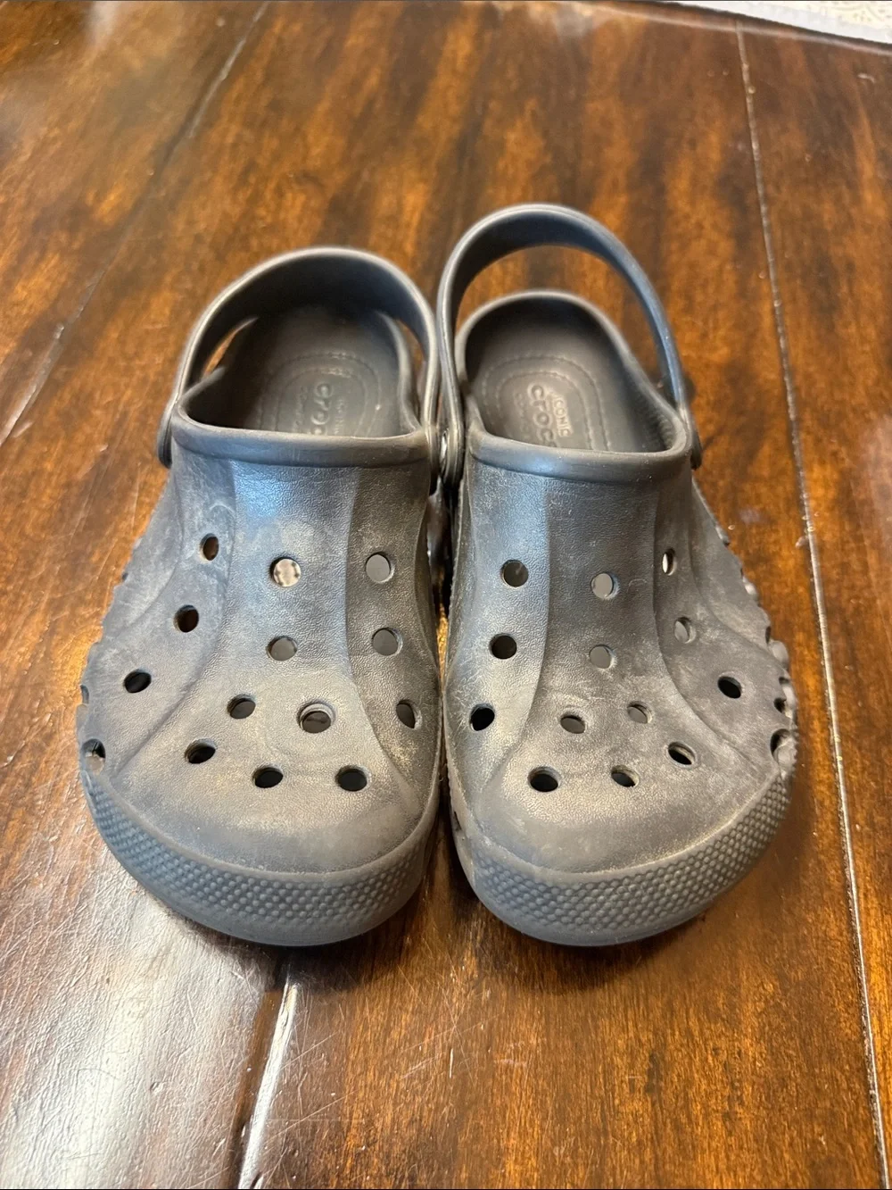CROCS Kids Classic Clog in Dark Gray - Picture 4 of 4